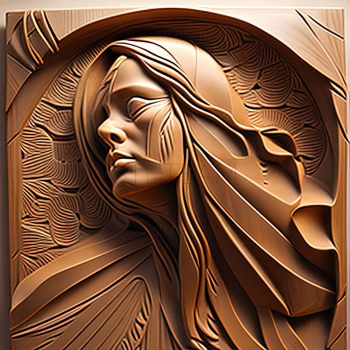 3D модель Кендіс Боханнон, американська художниця (STL)